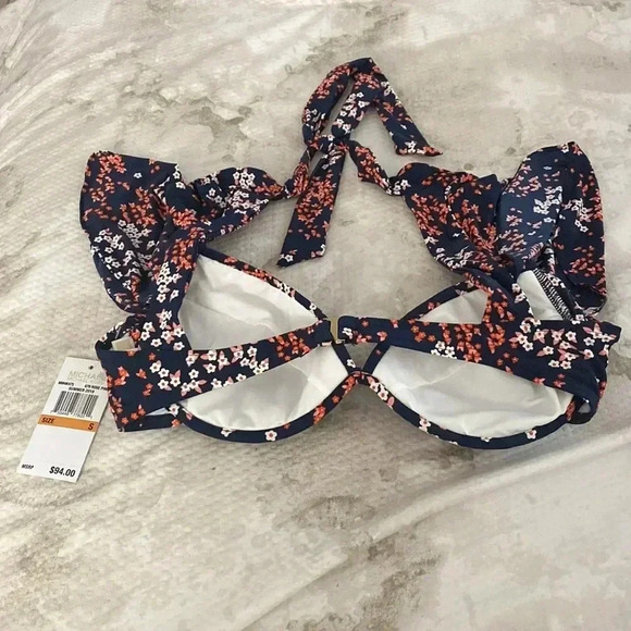 MICHAEL Michael Kors Cap Sleeve Underwire Bikini Top - Picture 6 of 7
